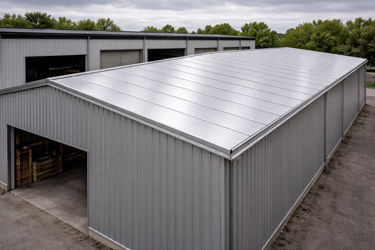 Сэндвич-панели кровельные из нержавейки